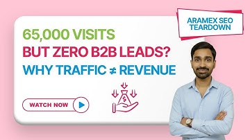 Why 65,000 Visitors = Zero Leads? (Logistics SEO Case Study)