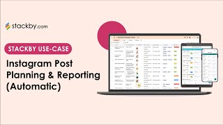 Instagram Post Planning and Reporting | Stackby