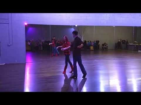 2018 01 12 Country 2 Step   Basic, Outside Turn, Grapevine, Promonod to Hammerlock, Sweetheart Quick