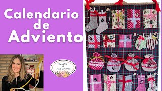 Calendario Adviento divertido. Ideal #principiantes. Patrones Gratis #132 #patchwork #navidad