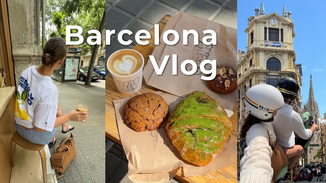 Видеоблог о Барселоне⎢Первый раз в городе! Блошиные рынки, кофейни и всё, что с ними связано