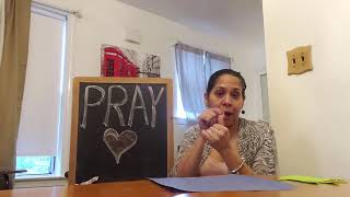 "5 FINGER PRAYER ACTIVITY "
