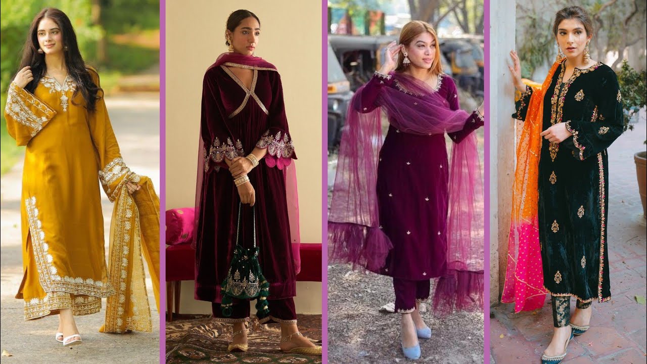 Velvet Suit For New Collection | Velvet Suit Design | 