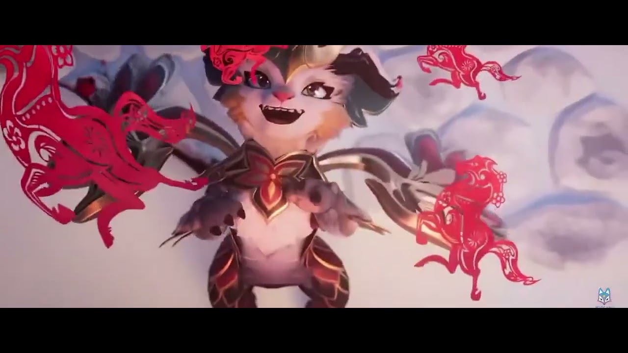 Wild rift Petals of Spring cinematic this looks so adorable