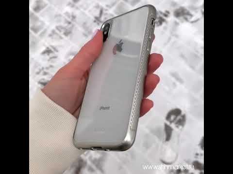 Чехол Uniq для iPhone X/XS Glacier Frost Xtreme Silver