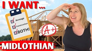 New Construction with Acreage? You can have it all in Midlothian!