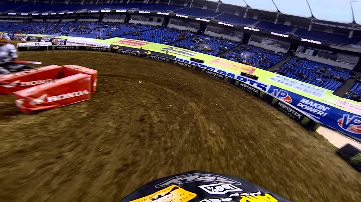 GoPro HD: AJ Catanzaro Practice 2013 Monster Energy Supercross from Minneapolis
