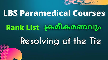 LBS Preparation of Rank List | LBS Rank list Tie Breaking | How to calculate index mark for lBS