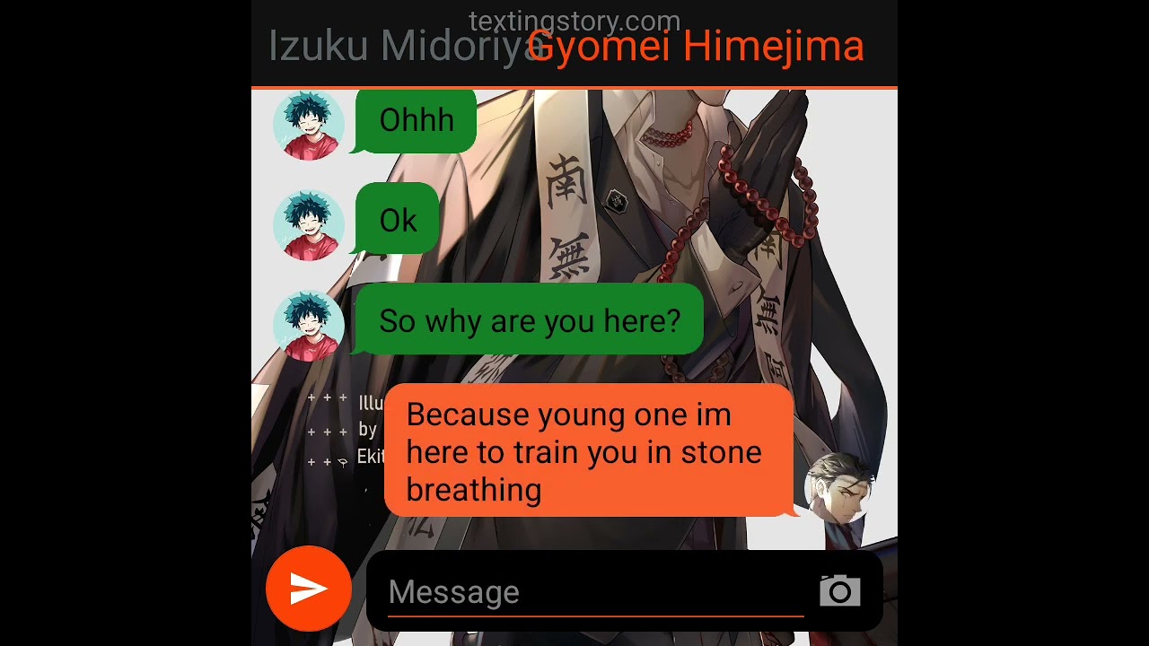 Gyomei Himejima Deku [ The new Stone Hashira] [ threeshot] [ 1-3]