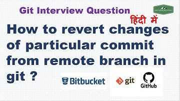In Git how do you revert a commit that has already been pushed and made public? | Github |Bitbucket