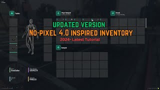 UPDATED  NOPIXEL 4.0 INVENTORY | FiveM Roleplay Scripts | FiveM Tutorial 2024