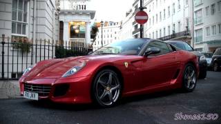 Shmee150 films a brand new ferrari sa aperta as spotted in central
london - i believe this to be the first car seen and you can see it
looks abs...