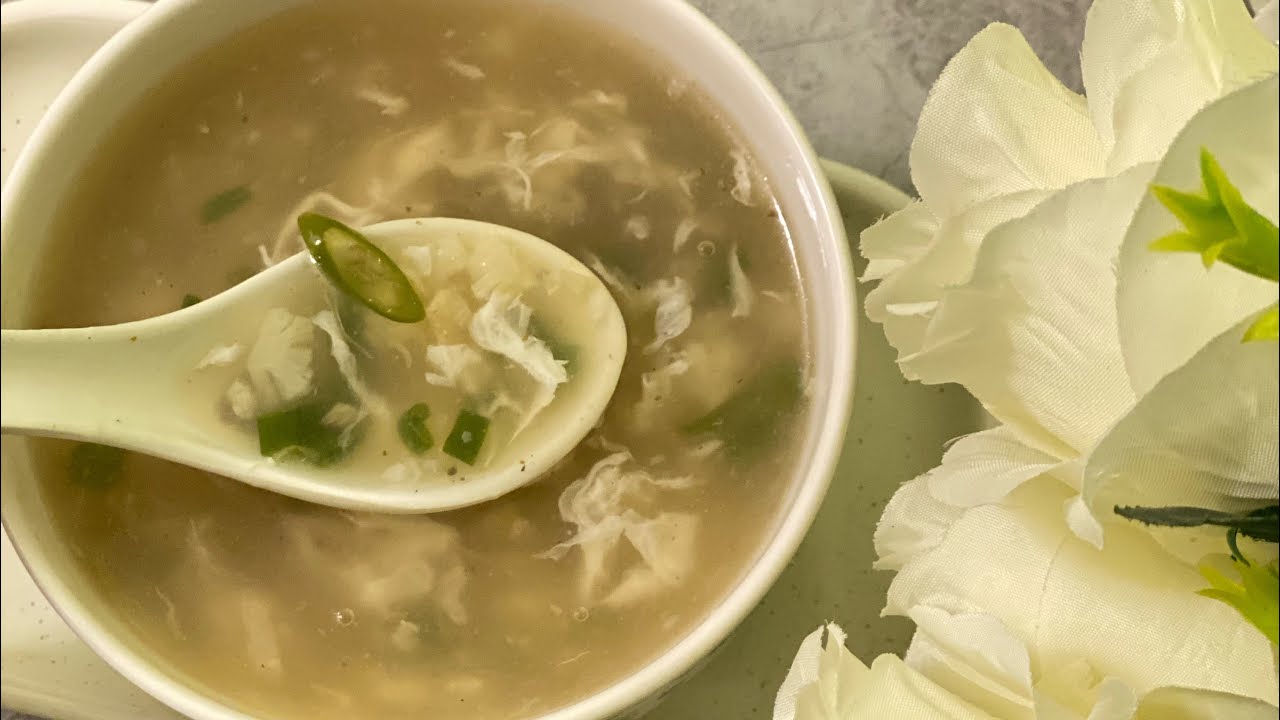 Vegetable egg soup recipe easy way of making vegetable egg soup in