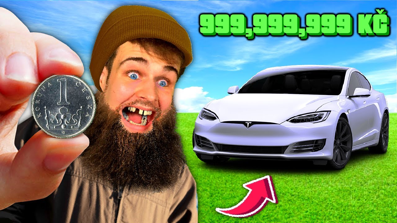 Vyměnil jsem 1 KORUNU za TESLU v GTA 5!