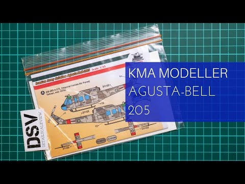 KMA Modeller 1/35 Iranian Agusta-Bell-205 (3501) Live-Review
