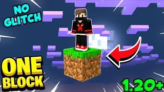 🤯One Block Map For Minecraft PE (1.20, 1.19) – MCPE/Bedrock Skyblock | OneBlock Map Download