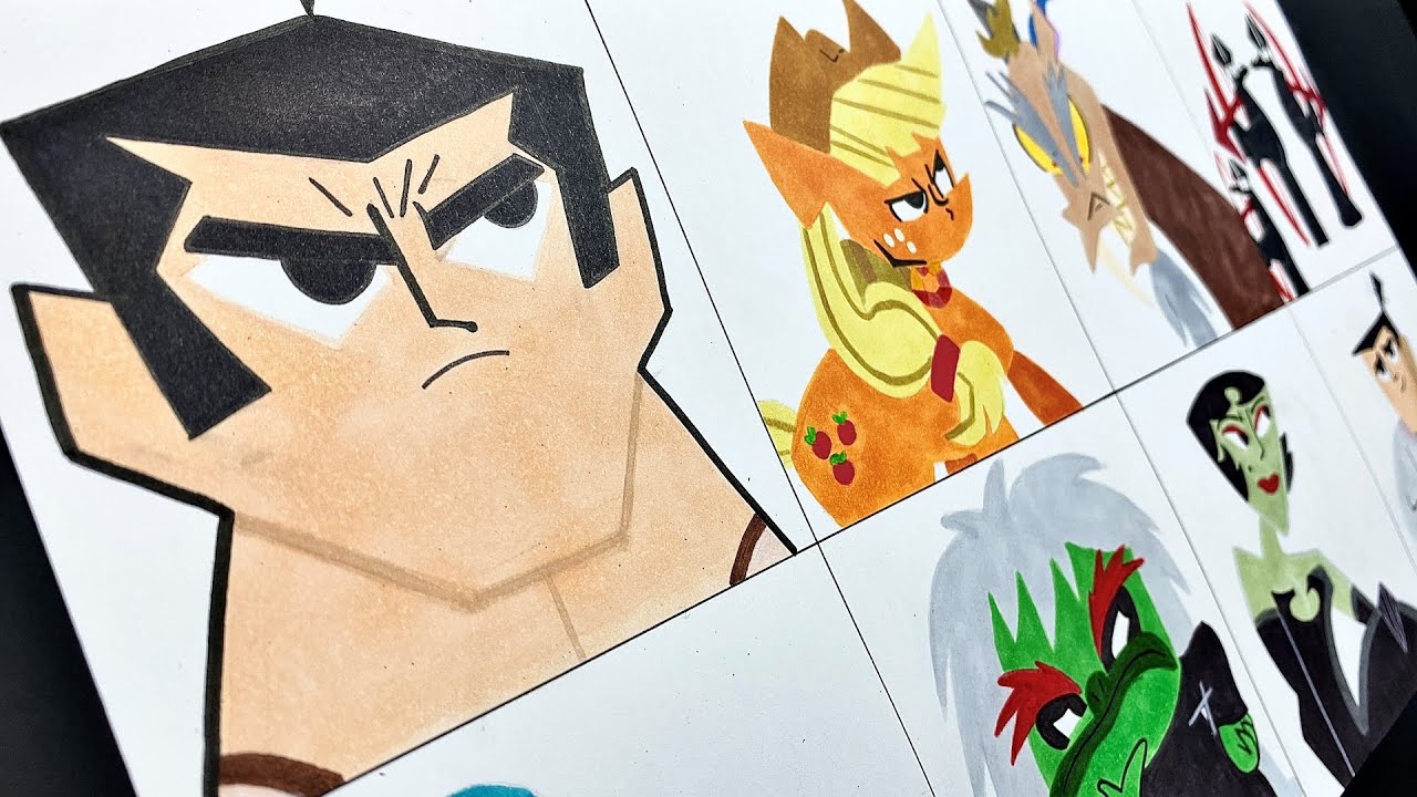 裏ネタjack Drawing FNF - Samurai Jack FULL WEEK (FNF Mod/Cartoon/Aku