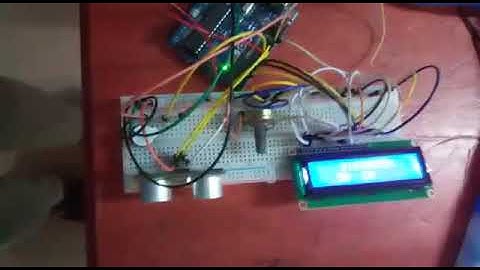 (Capteur de distance HC-SR04 avec l