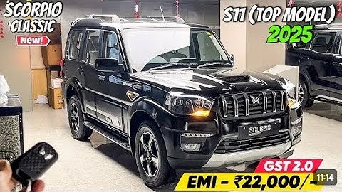 Mahindra Scorpio Classic S11 Top Model Detailed Review ✅ Scorpio Classic S11 Price & Features 🔥