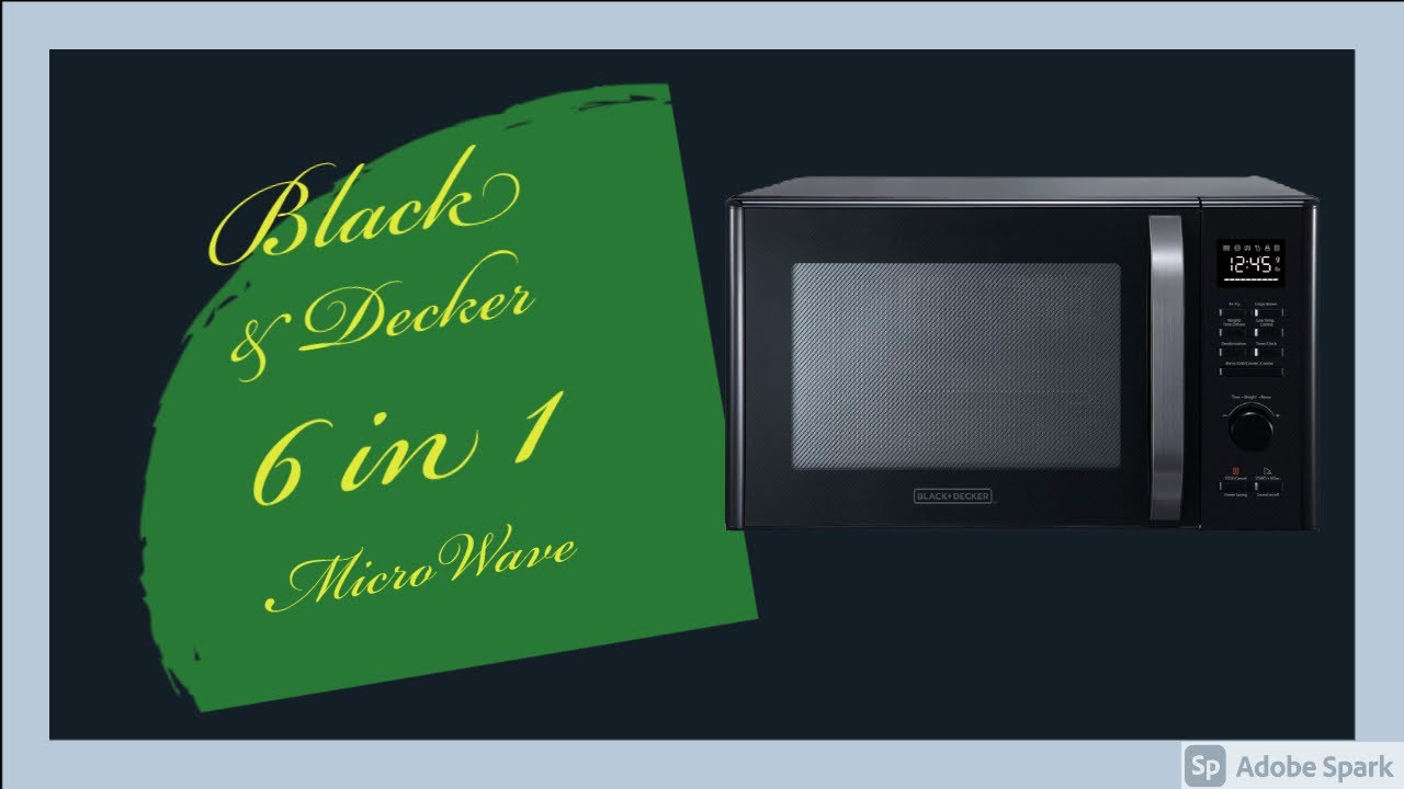 Black & Decker 1.1Cu ft. 1000Watt MicroWave & AIR Fryer 