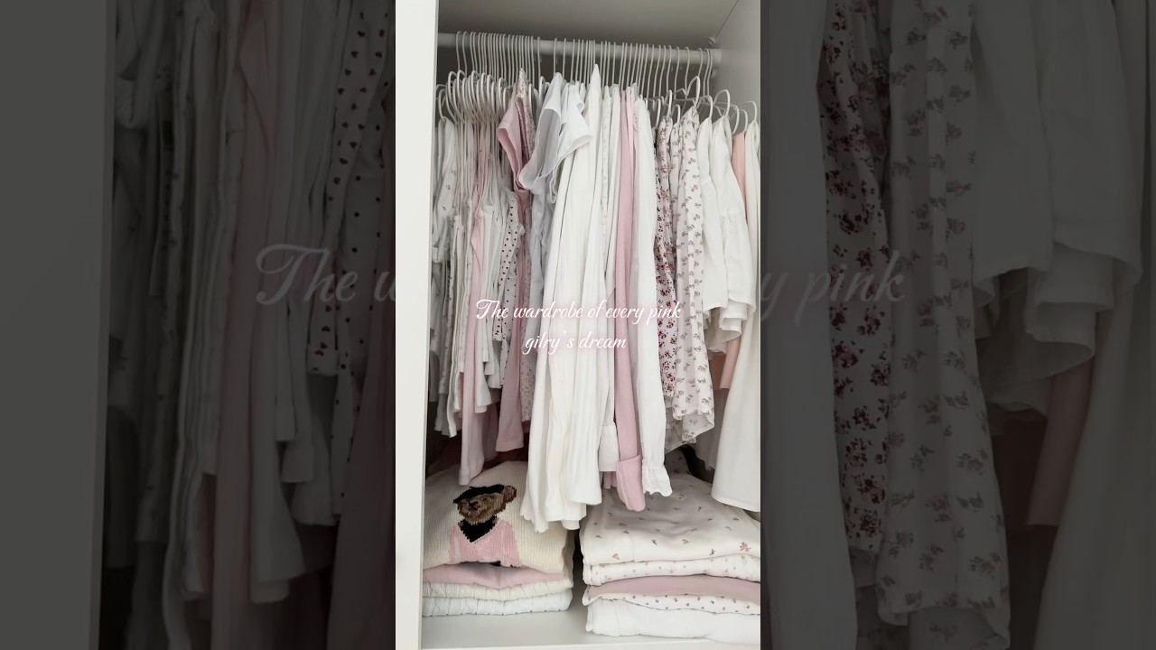 Pink girly wardrobe 