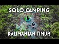 Solo camping on a desert island  pulau birah birahan kutai timur  kalimantan timur