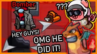 How I rolled the whole lobby with this sneaky Bomber play | Among Us Town of Us w/ Friends