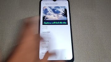 caption preference setting iqoo z7 5g, caption preference setting set kaise kare iqoo z7 5g