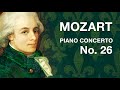 Mozart - Piano Concerto No. 26 | grand piano + piano + digital orchestra