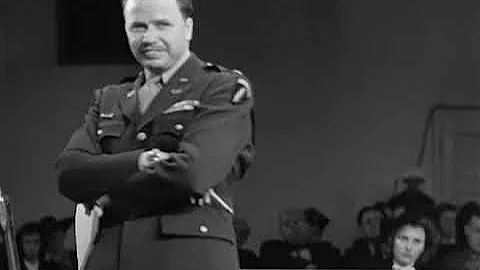 JOCHEN PEIPER INTERVIEW AT MALMEDY WAR CRIMES TRIALS, DACHAU, GERMANY - DayDayNews