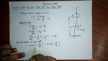 COLUMNS WITH ONE END FIXED AND OTHER FREE