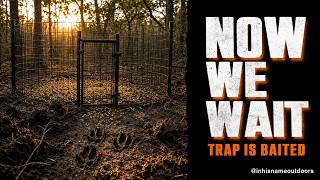 The Trap Is Baited — Now We Wait | Fitzpatrick Pig Trap | InHisNameOutdoors
