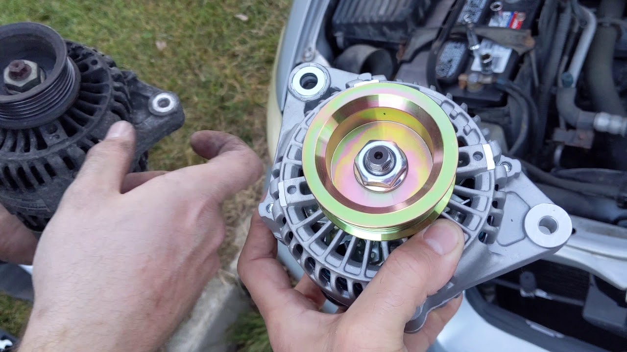 How To Replace The Alternator On A 2000 Honda Accord 2.3 L - YouTube