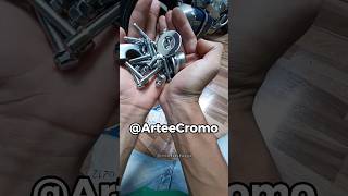 Peças Cromadas Na Moto Fan 160