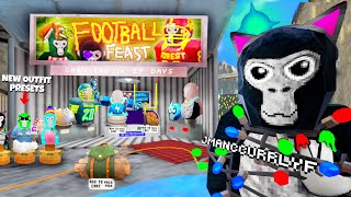 Gorilla Tag NEW Fall Football Update... (FOOD FIGHT EVENT)