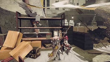 Nier: Automata PS4 | ROUTE C PART 2 | BEGINNING, PLAYING AS A2