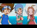 امجد و سمر من انمي ابطال الديجيتال على اغنية درب الكفاح
