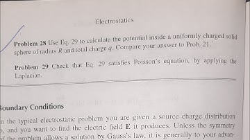 Griffiths Electrodynamics 4th edition Problem 28 Solution page 88