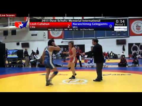 Schultz Women's Freestyle 72kg Final Leah Callahan...