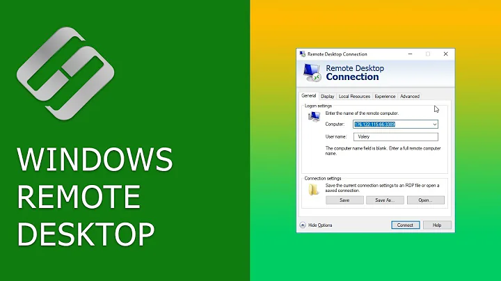 How to Connect to Windows Remote Desktop in Local Network or via the Internet  💻 🌐 💻