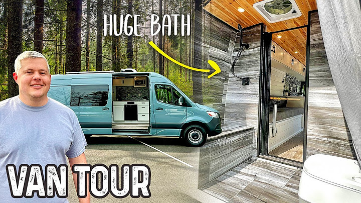 MASSIVE VAN SHOWER - Campervan Build for Extra Large VANLIFE Travel
