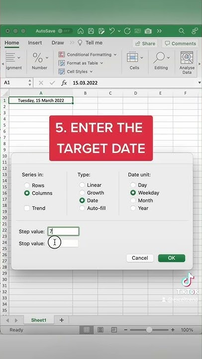 how-to-quickly-create-a-list-of-sequential-dates-in-excel-youtube