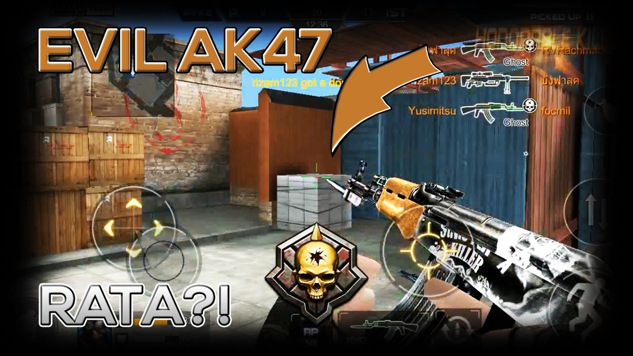 Senjata Sadis?! || Gameplay + Review Evil AK47 || Crisis Action/ Yusimitsu