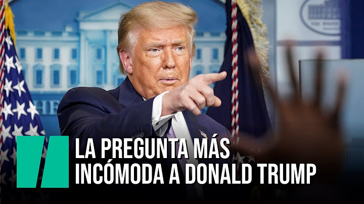 La pregunta más incómoda a Donald Trump