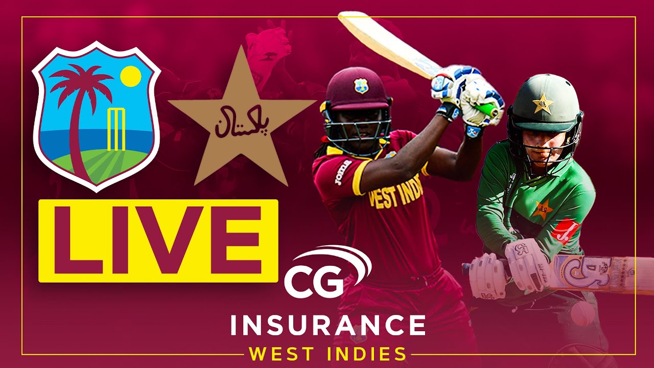 🔴LIVE West Indies Women v Pakistan Women 3rd CG Insurance ODI