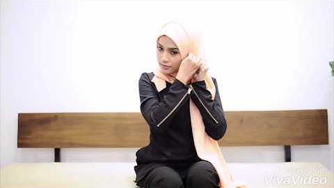 Benang Hijau Hijab Tutorial : Calla Lily 2nd Style