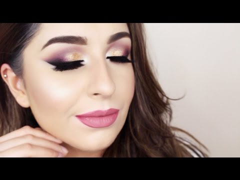 Golden Evening Party Look Tutorial FULL FACE