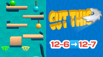 CUT THIS! level 12-6 to 12-7 solution gameplay android ios game