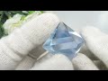 アメリカ産 八面体（へき開結晶）ブルーフローライトのポリッシュ（磨き）20.5g