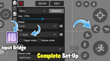 🔥Input Bridge App setup For windows Emulator | Winlator/GameHub Emu - GTA5 controls layout & icons 🎮